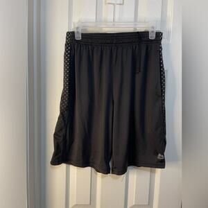 RBX Men’s Black Basketball Shorts with Side Panel Detail Size Medium